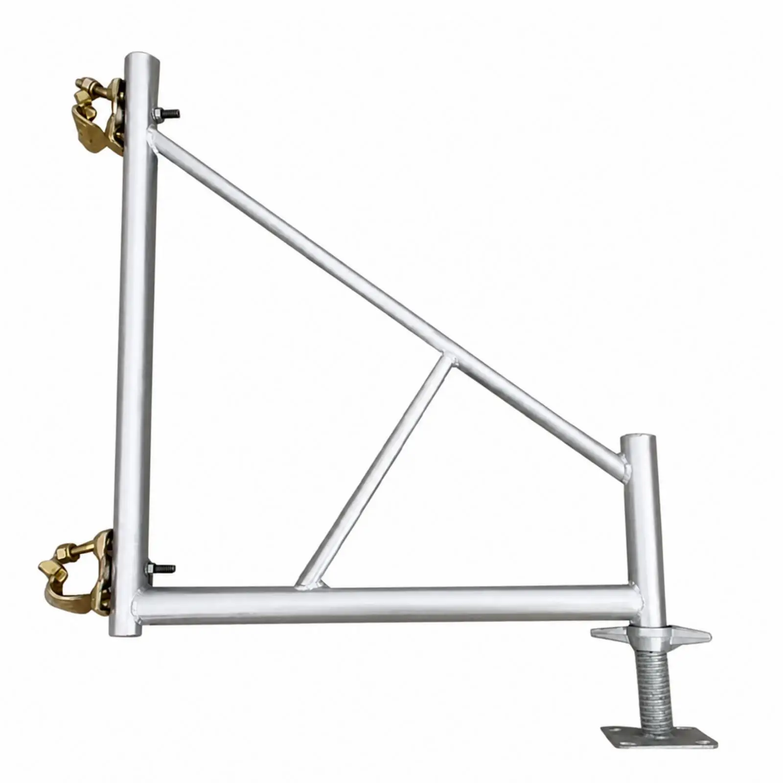 Scaffold Frame with Adjustable Foot | unified Clamp Fittings, Sturdy Tubular Metal Construction, Scaffold support bracket, for