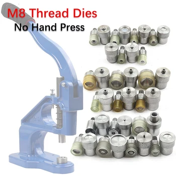 Sewing Buttons Accessories Hand Press Machine Dies For Snap Buttons Tools Mold for Leathercraft Clothing Jeans