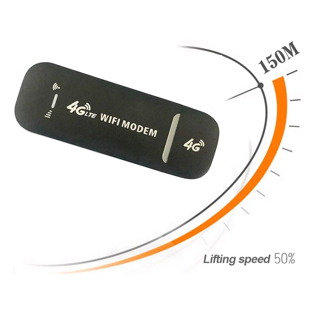 4G LTE USB Modem Dongle 150Mbps Unlocked WiFi Wireless Network Adapter Network Card Unlocked WiFi Hotspot Router for Laptop PC