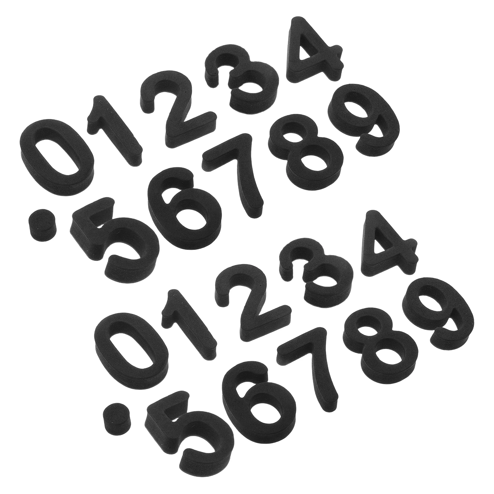 

6 Sets Magnetic Number Refrigerator Stickers Cute Fridge Magnets Cartoon Design Home Kitchen Decor DIY Wall Art for Toddler