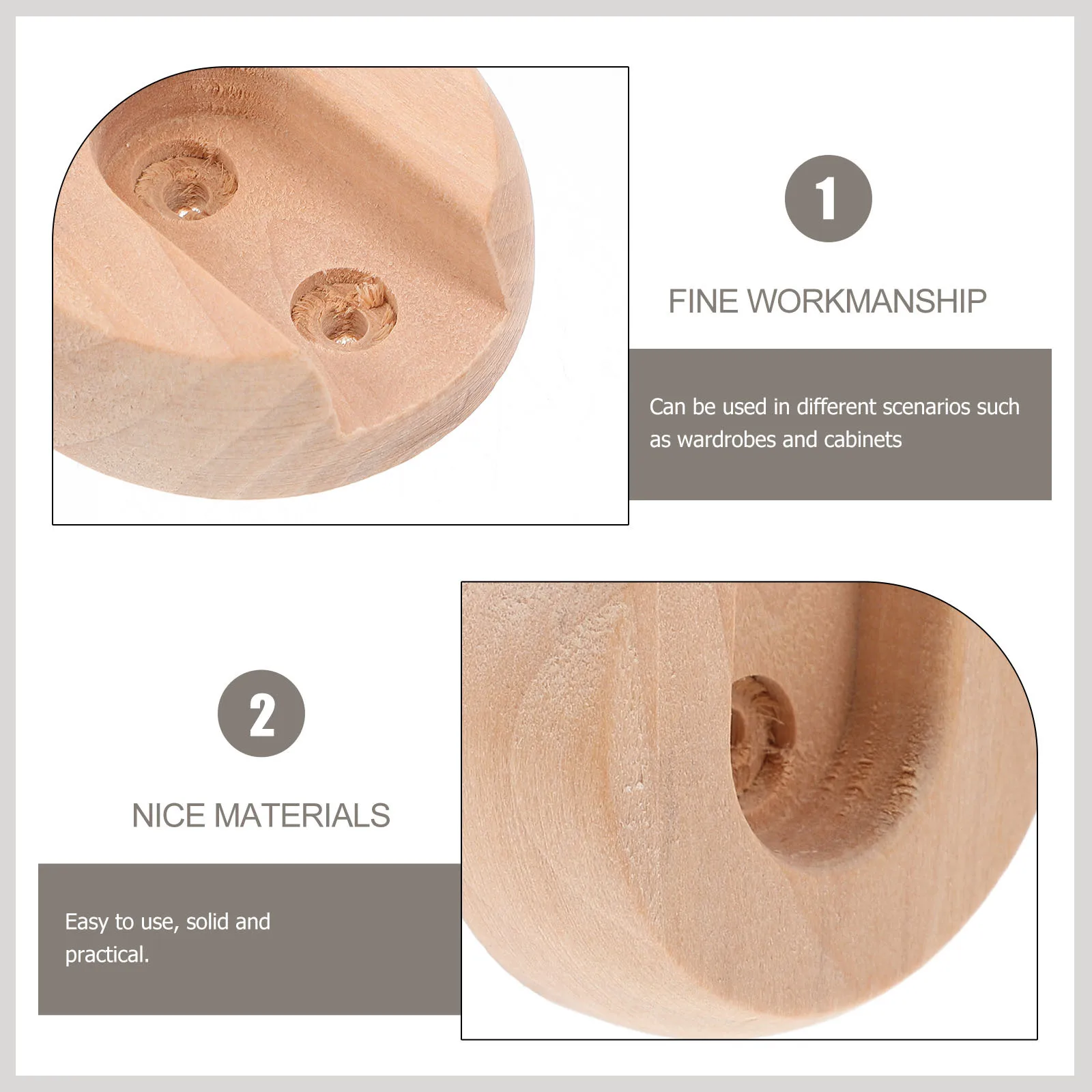 

2pcs Closet Pole Socket Wall Mount Rod Brackets For Bathroom Bedroom Wardrobe Aluminum Wood Pvc Poles Easy Install Hardware