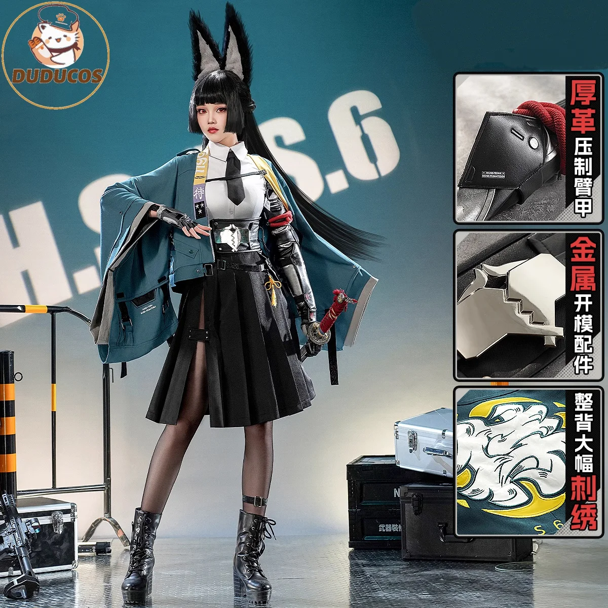 En STOCK Hoshimi Miyabi Cosplay disfraz juego Zenless Zone Zero Cosplay DUDU-SR Hoshimi Miyabi Cosplay peluca mujer Halloween