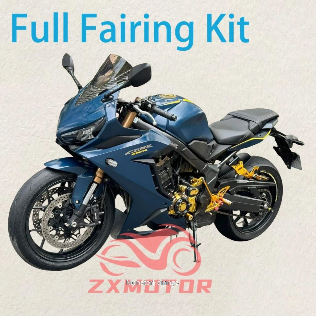 

Для HONDA CBR650R 2019 2020 2021 2022 2023 синие обтекатели CBR 650R 19 20 21 22 23 комплект обтекателей из АБС-пластика для мотоцикла