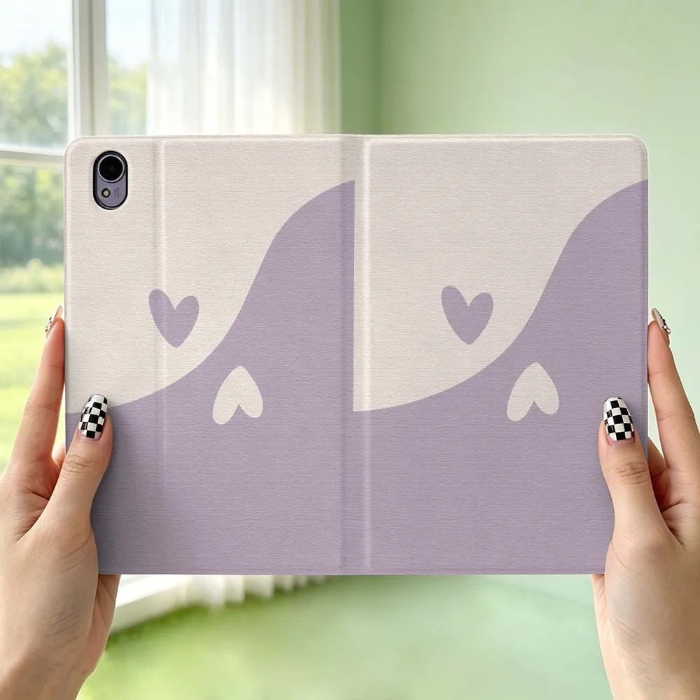 Yin Yang Hearts Pen Tray For Huawei MediaPad MatePad Honor Pro V6 9 V8 X9 X 10 13.3 12.3 11 11.5 Inch Tablet Case