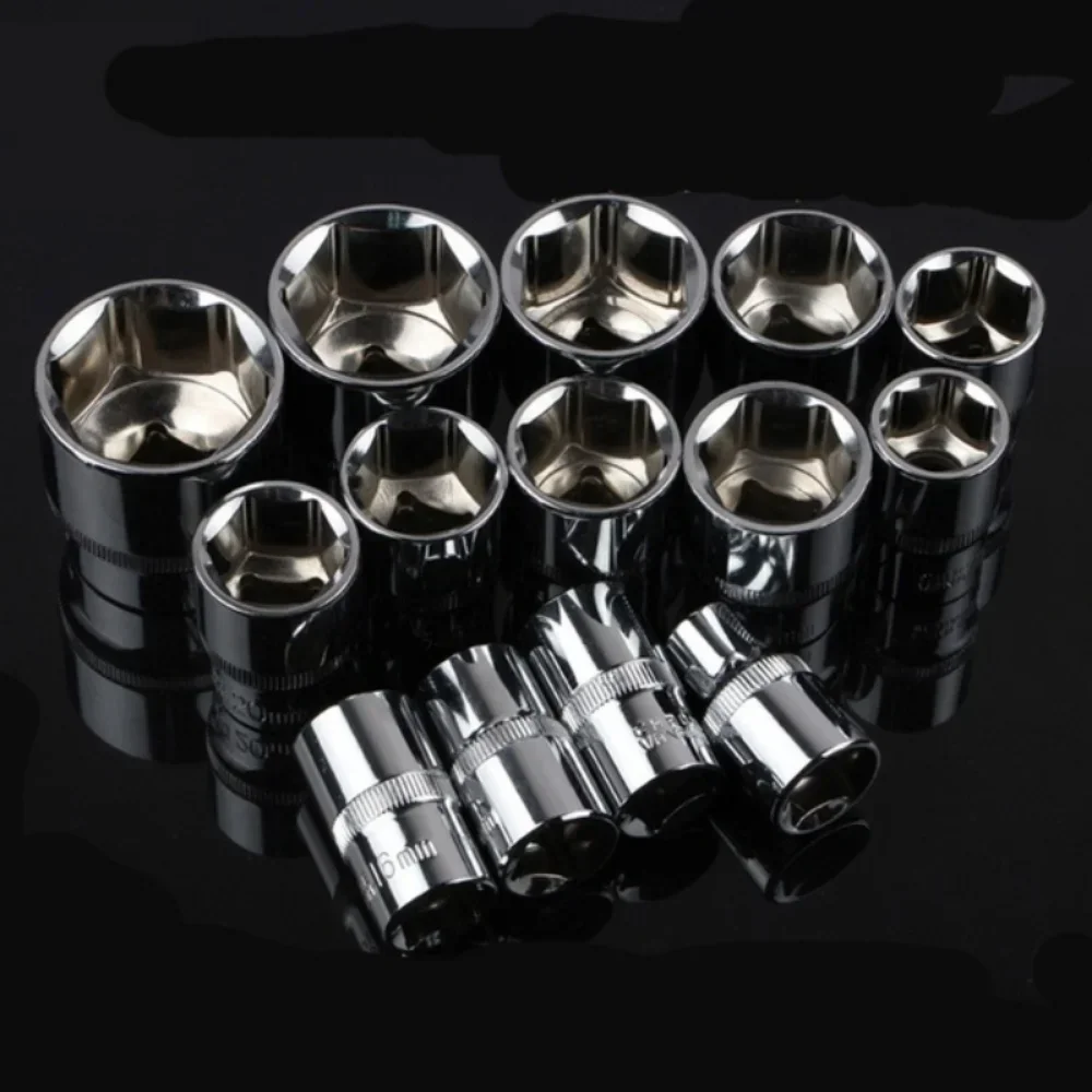 12-Piece Set Multifunction Hardware Tools Ratchet Quick Socket Wrench Set