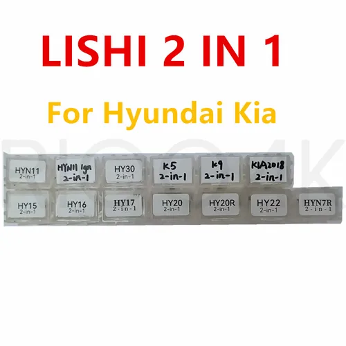 Imagen 2 del producto Herramienta Lishi 2 en 1 HY15 HY16 HY17 HY20 HY20R HY22 HYN7R HYN11 HY30 K5 K9 Kia2018 para herramienta de cerrajería Hyundai Kia