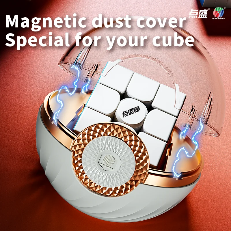 [JudyCube] DianSheng Cube DISPLAY BOX And Flying Saucer UFO Fidget Toys Magic Cube Art Box