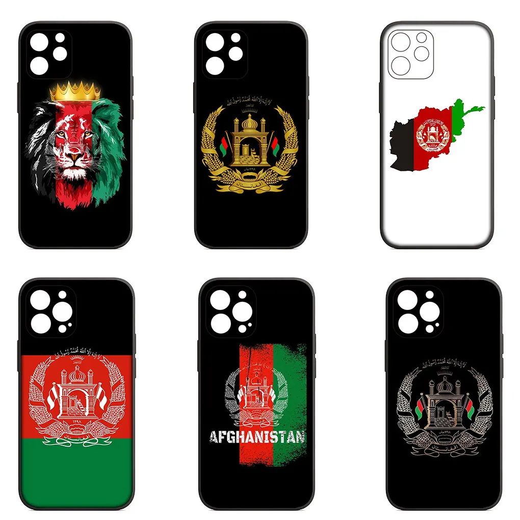 Afghan Afghanistan Flag Cover Phone Casing for iPhone 16 15 14 13 12 Pro X XR XS Max 8 7 Plus + 15+ SE Soft Case