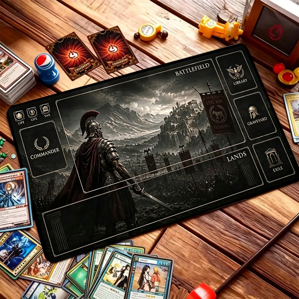 Try My Best Mouse Pad MTG Mouse Pad Card Game Play Mat Duel Pads Beginner Card Battles Commander Gaming Deskpad desk mat