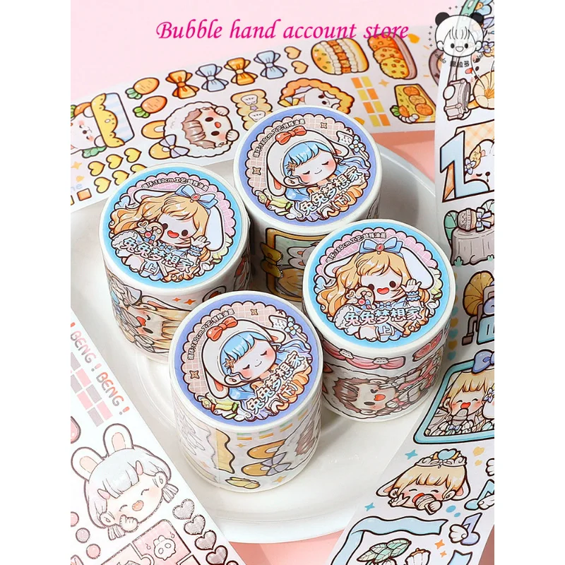 

Telado Tape and Paper Waterproof Tent Tape for Girls and Children Guka Stickers Washitape