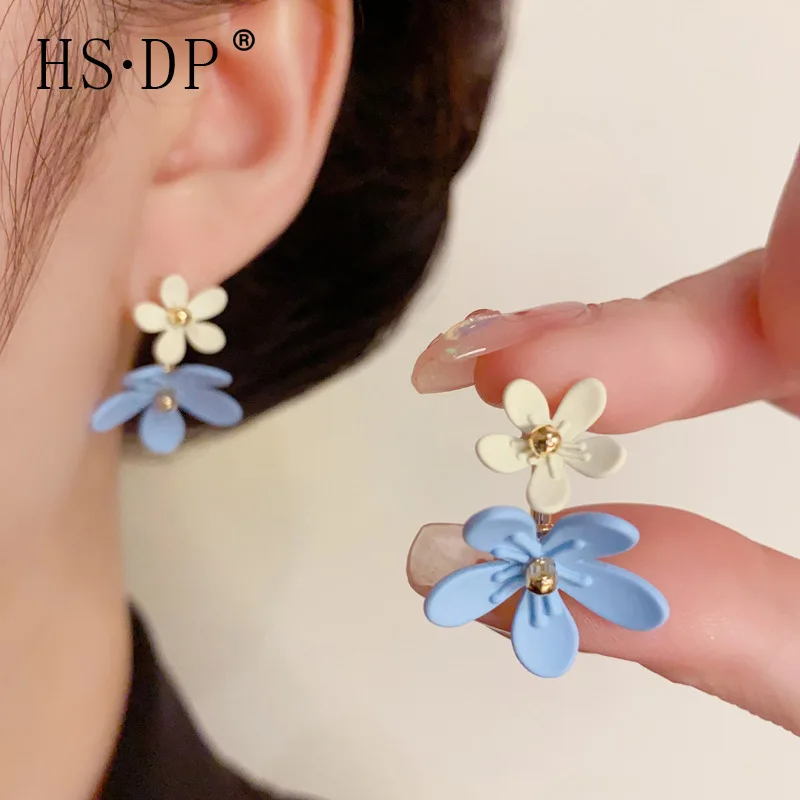 قلادة أقراط للسيدات مع إبرة فضية S925 ريترو، إكسسوارات مجوهرات بسيطة وعصرية ومتعددة الاستخدامات