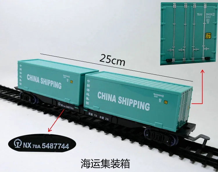 

1/87 Light Green Sea Container Rack Model Children's Toy Scene Simulation Display Train Hobby Toy