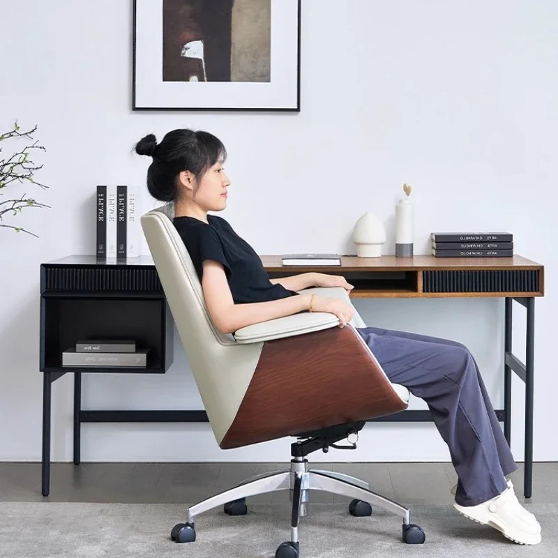 Computer chair comfortable sedentary office lifting conference home rotating study desk chair