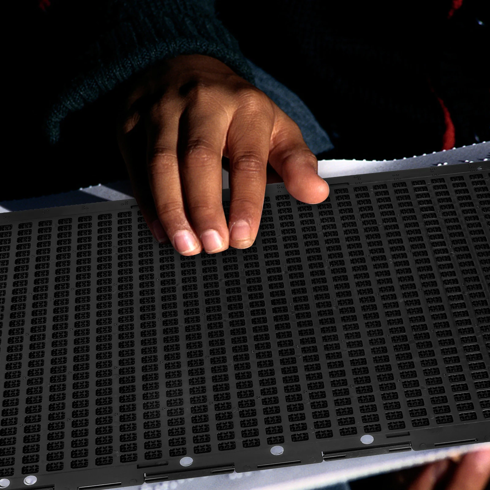 

Portable Braille Writing Board 30 cell Durable Thick Material for Learning Writing Practice Pen Home Office Health Care Tool