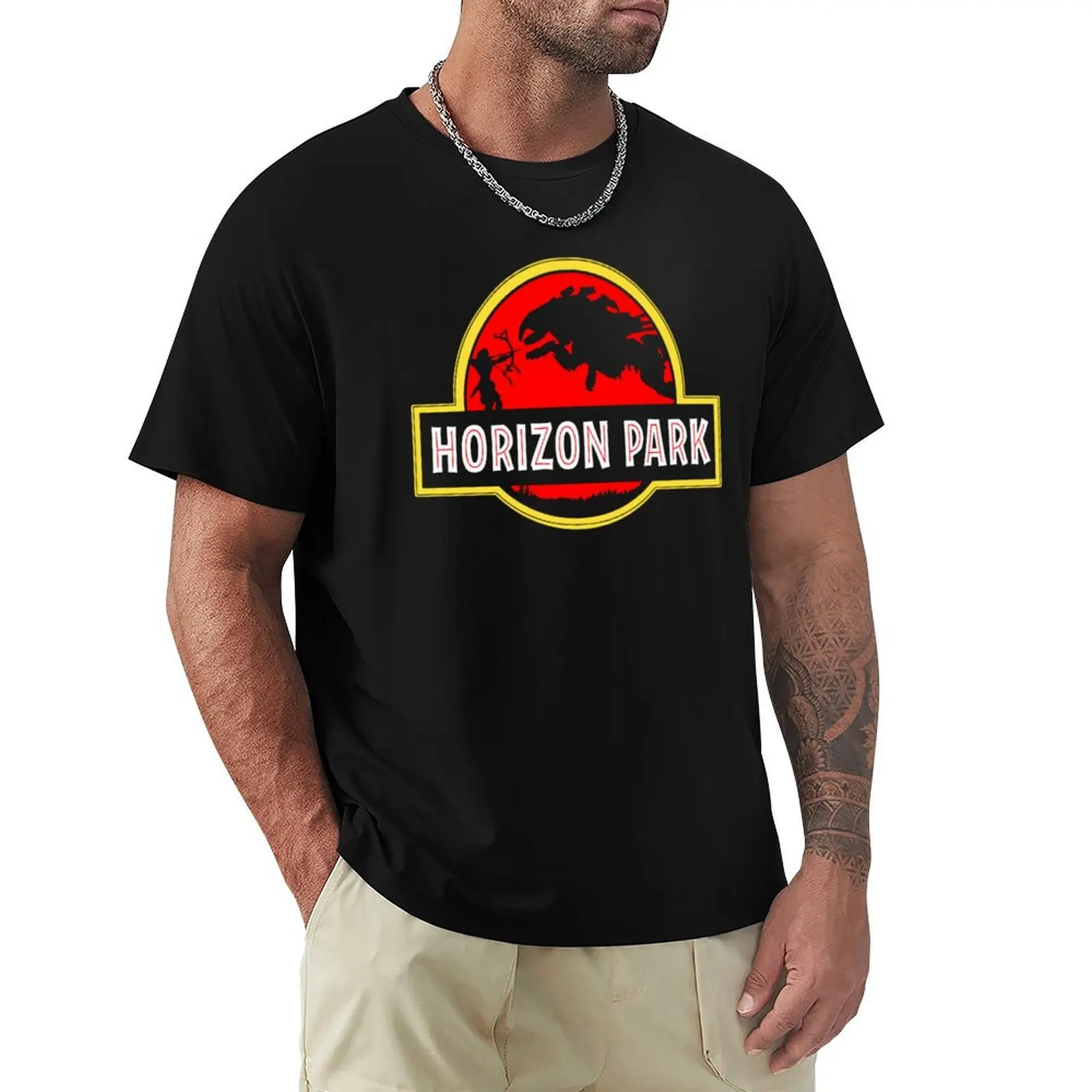 

Horizon Park Art Horizon Zero Dawn Game T-Shirt T-Shirt shirts graphic tees plus sizes vintage t shirts Clothing men t shirt