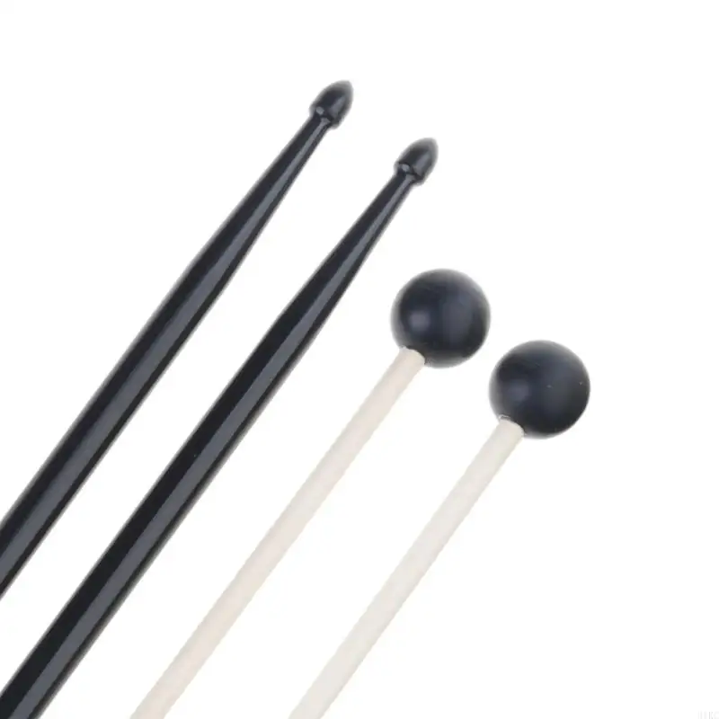  Essential Drumming Gear for Musicians Sticks Brushes Mallets Bamboo Rods with Waterproof Drumstick Bag Large Capacity