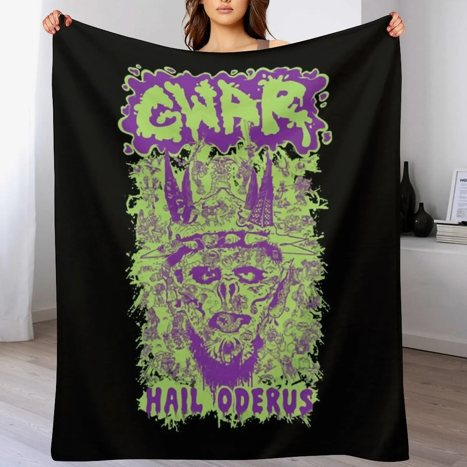 Maybe This Is Something That You Feel Very Liked About Gwar Band Throw Blanket Stylish Decor Blanket Gift for Friends Roommate