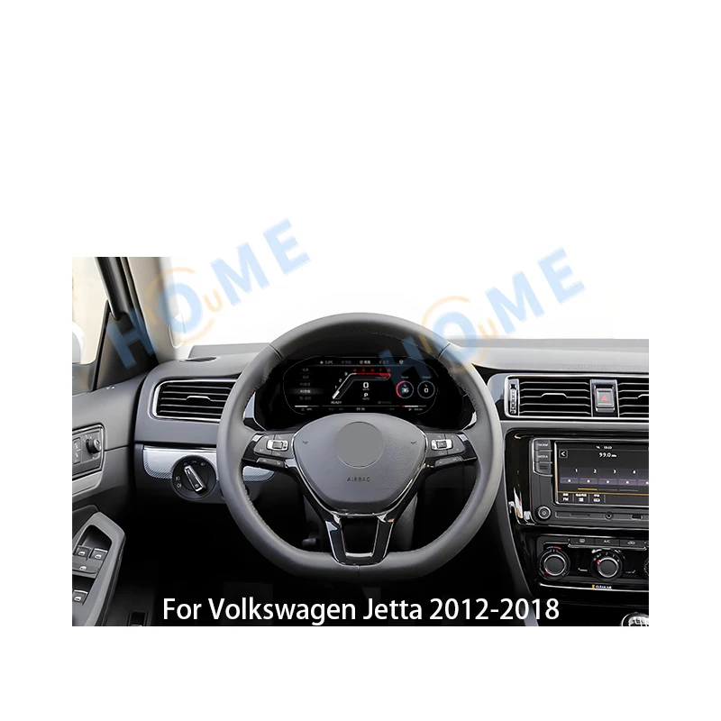 

LCD Speed Cluster Dashboard Navigation Screen for Jetta 2012-2021 Linux System Speedometer Panel Virtual Cockpit