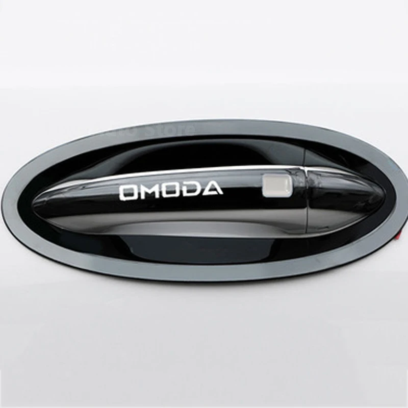 For Chery Omoda 5 C5 2022 2023 Car Door Handle Protective Bowl Cover Door Handle Outer Bowl Stainless Steel Accessories Cover