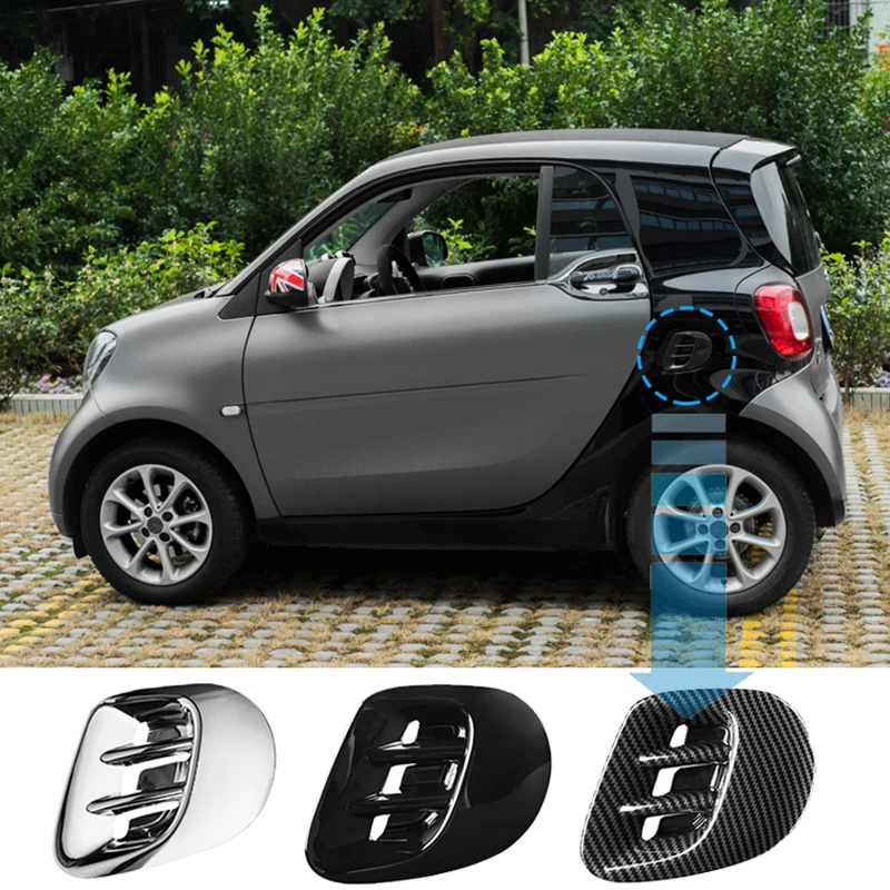 3D Outside Air Inlet Decoration Cover Car Stickers For Smart 453 Fortwo Exterior Personalize Styling Accessories