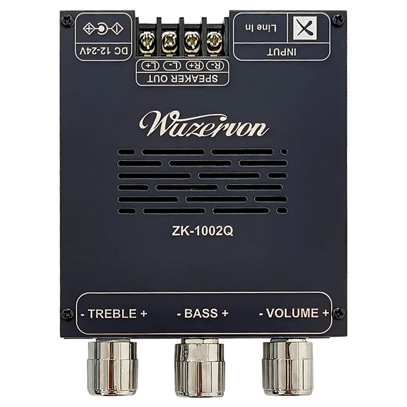 

ABKQ-ZK-1002Q QCC3034 + TPA3116 Плата цифрового усилителя Bluetooth 2,0-канальный модуль аудиоусилителя APTX без потерь 2X 100 Вт