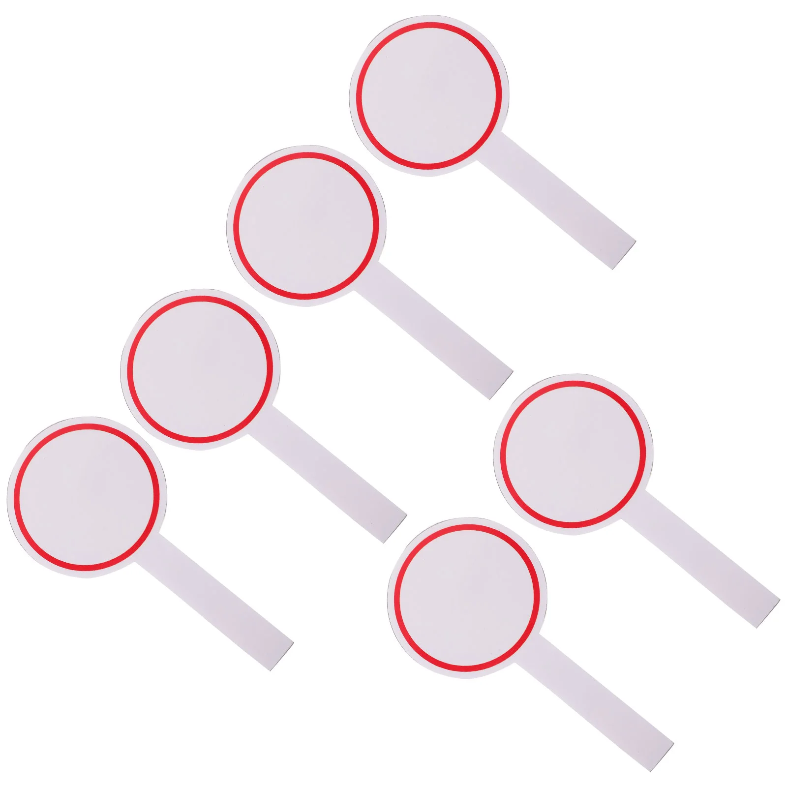 Tableau blanc simple face pour étudiant, tableau blanc pour déterminer le score, palettes de juges, effacement à sec, réponse