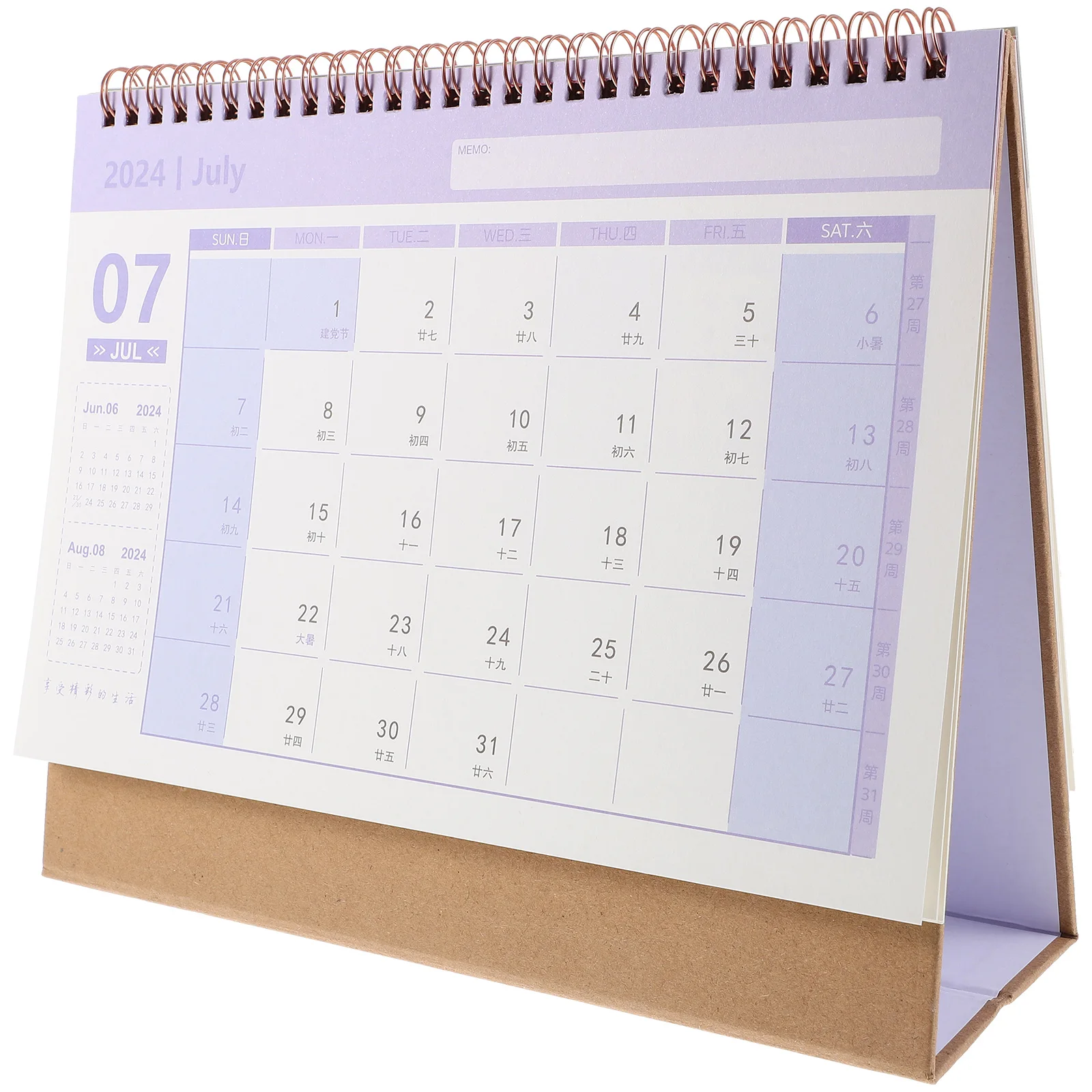 

Desk Block Calendar Tiny Stand up Mini Small Desktop for Blank Pad Office Decor