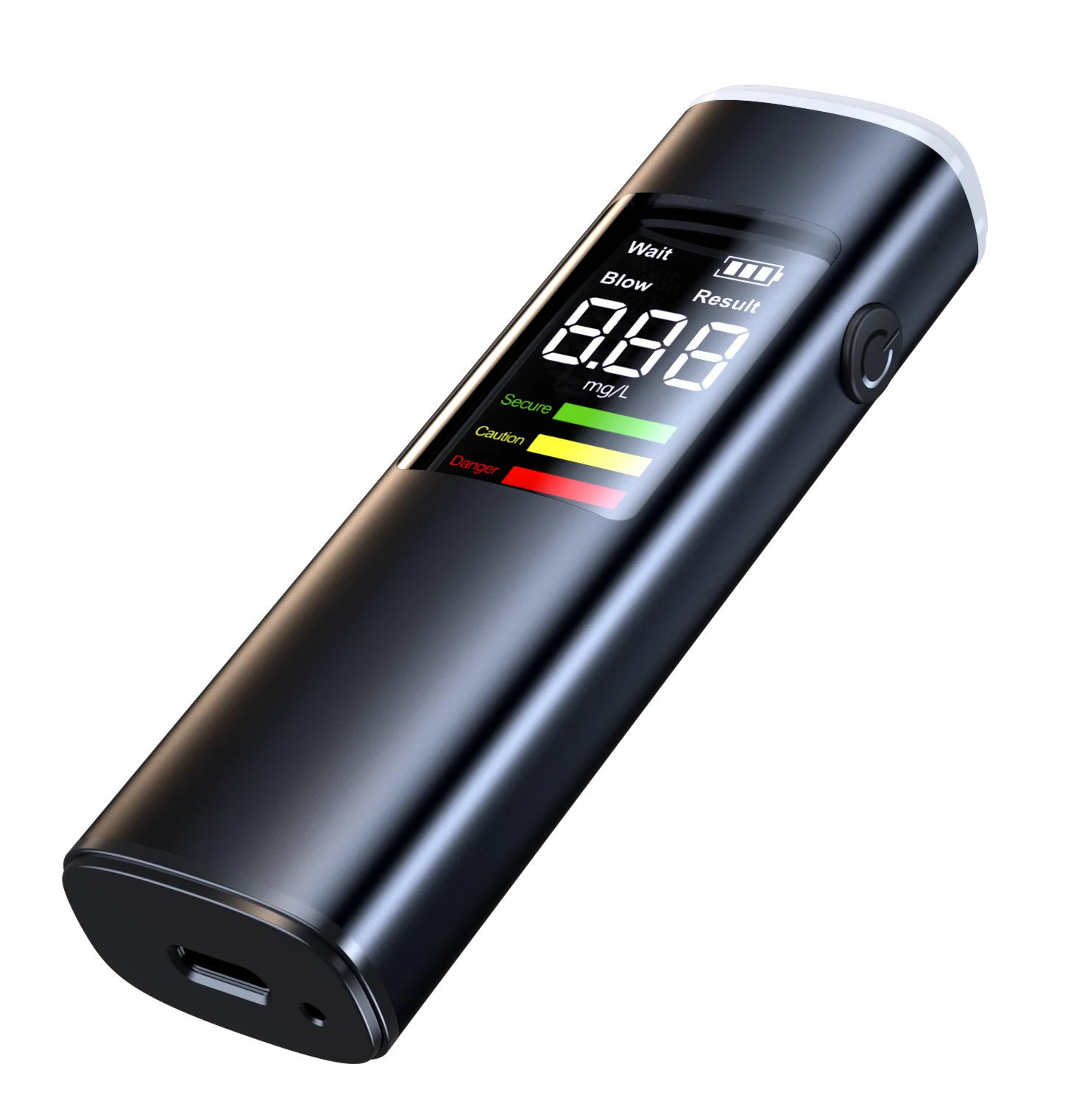 Hot C08 Professional Breathalyzer W/ Electrochemical Sensor | Contactless Test | Built-in Purification & Voice Alerts