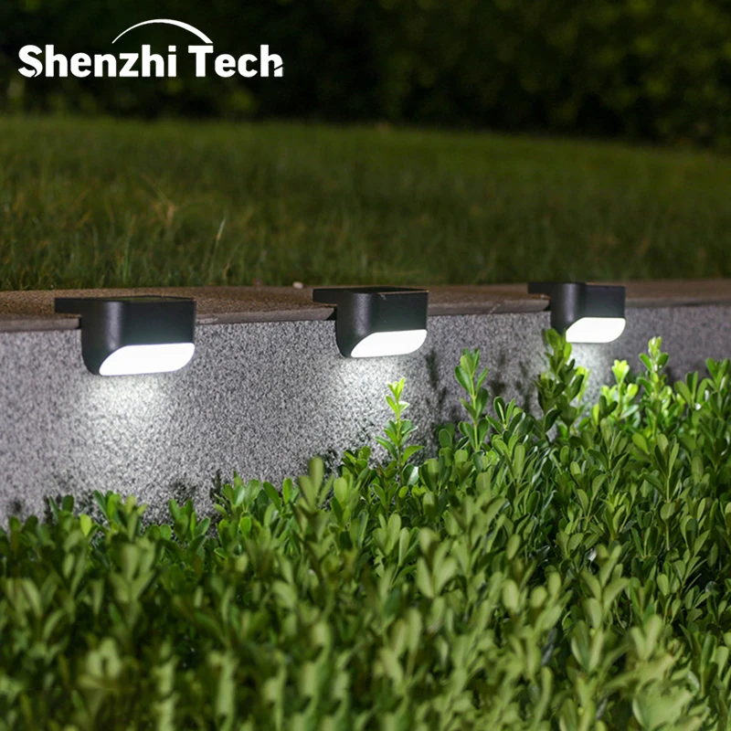 

Shenzhi Tech Solar Step Light , Outdoor Waterproof LED Solar Deck Light for Stairs Fence Pathway Yard Patio