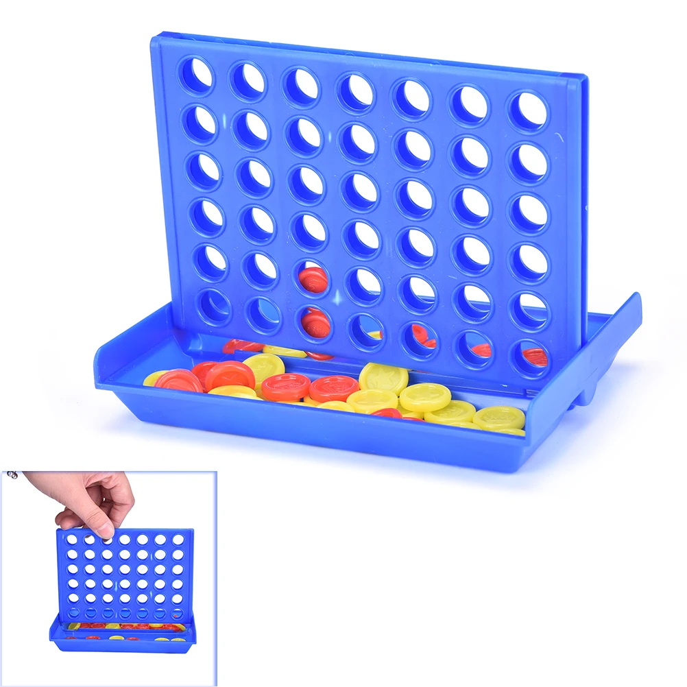 Connect Four In A Row 4 In A Line Board Game Kids Children Fun Educational Toy simple and easy educational child games