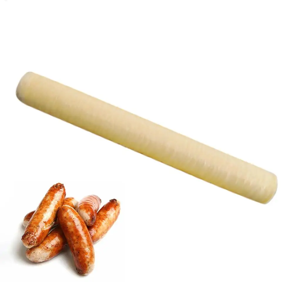 DIY Sausage Casing Roast Easy To Peel Dried Sausage Packing Casing Sausage Collagen Casings Kitchen Cooking Tools 14mX26mm