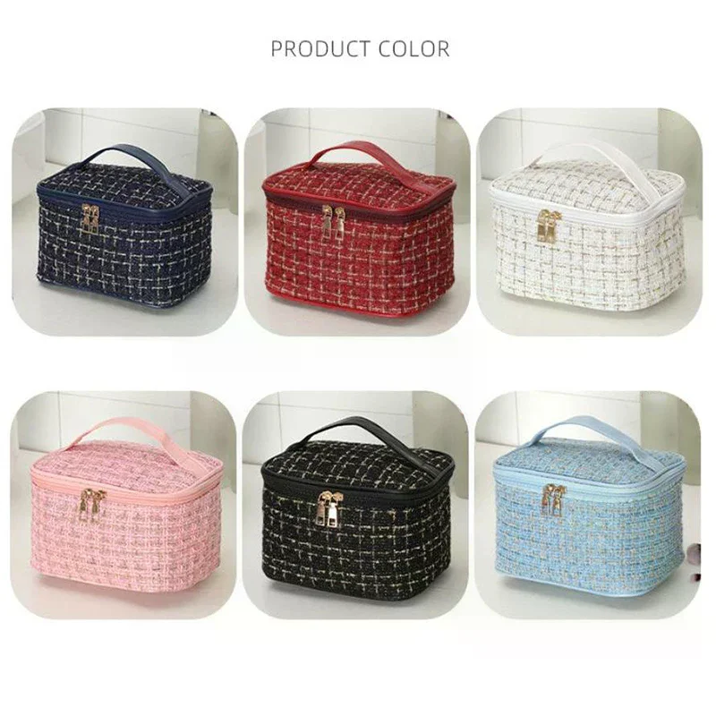 New Women's Portable Makeup Bag With Large Capacity Handheld Toilet Bag, Essential Cosmetic Organizer For Toilet Storage