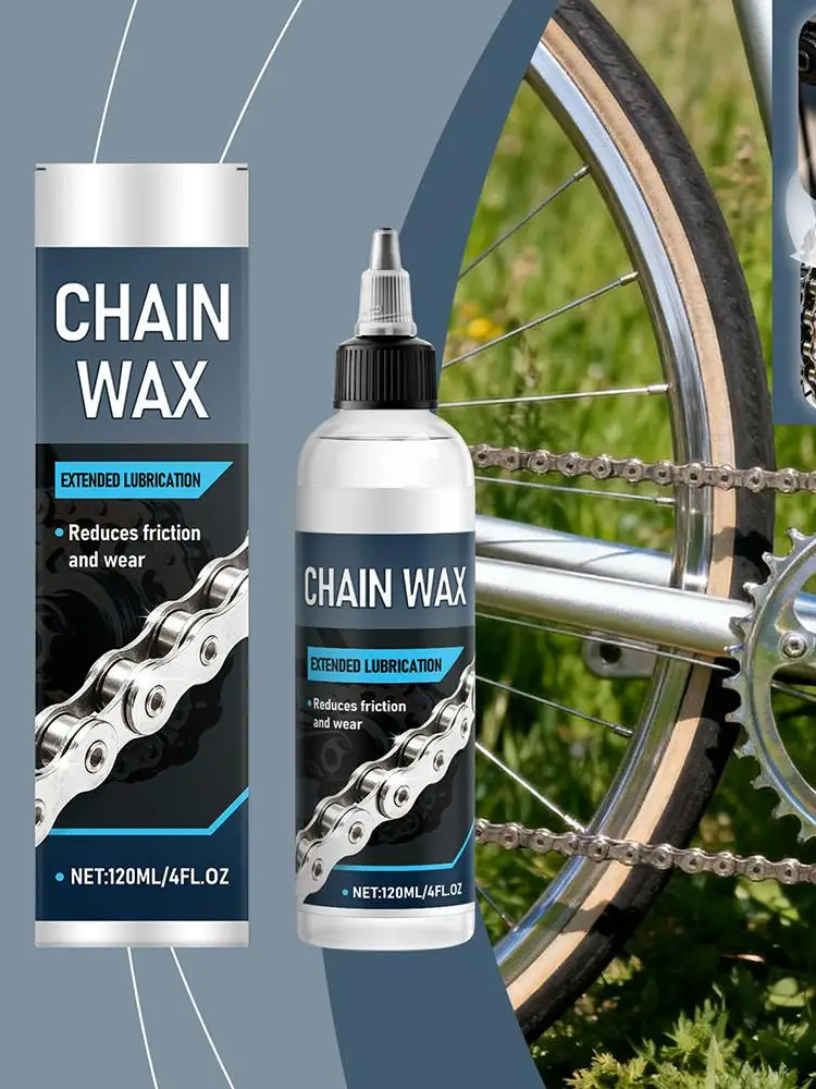Fahrradkettenwachs auf Wachsbasis 120ml Langanhaltender Rostschutz Fahrradschmiermittel für Antriebsstrang Radfahrwerk Metallteile