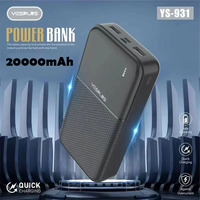 Portable Large Capacity Power Bank 20000mAh External Battery Charger PD20W Fast Charging Suitable for IPhoneHuawei SamsungXiaomi