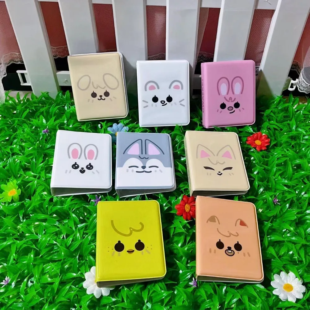 

Fashion 3 Inches Storing Albums Colorful Animal Idol Small Card Storage Booklet Korean Storage Album Card