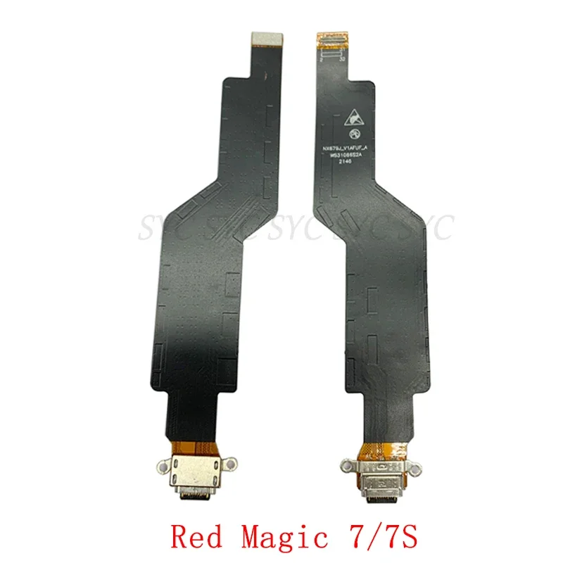 USB Charging Port Board Flex Cable For ZTE Nubia Red Magic 7 Pro 8 Pro 7S Charging Connector Repair Parts