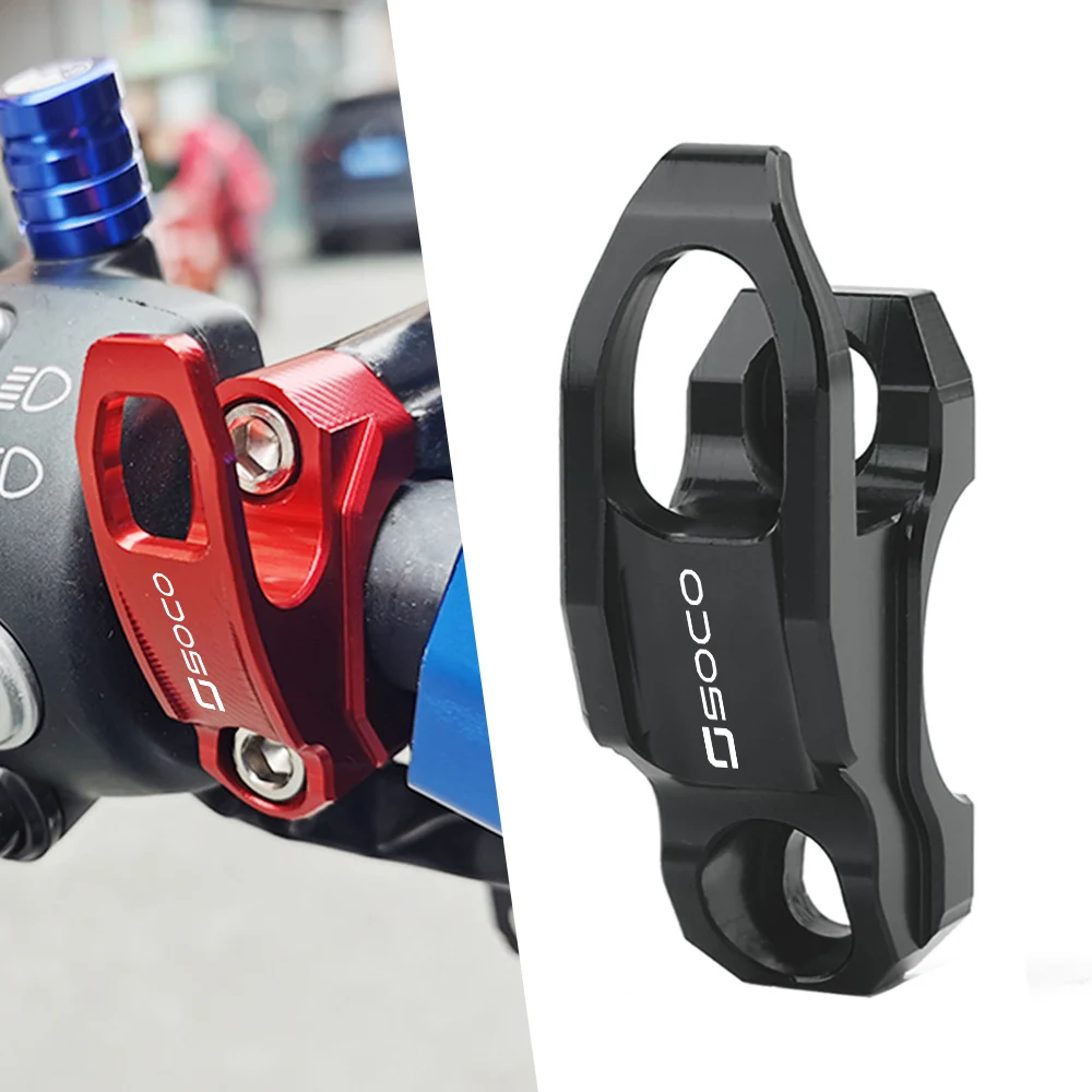 For Super Soco CPx CUmini CUx TC 50 TSX MAX 150 Tc50 Scooter Accessories CNC Aluminum Helmet Hook Holder Clamp Bracket Cylinder