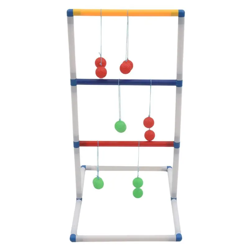 

AEF5-Ladder Ball Game Set Golf Toss Game Backyard Outdoor Games For Adults And Kids