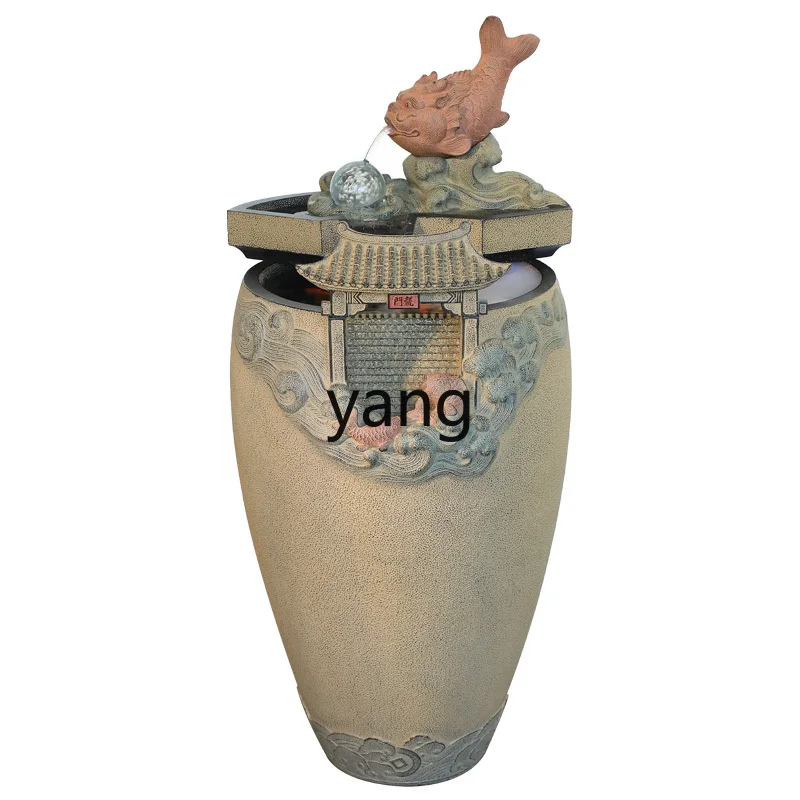

LTT Living Room New Chinese Style Floor Water Flowing Ornament Indoor Home Office Decoration