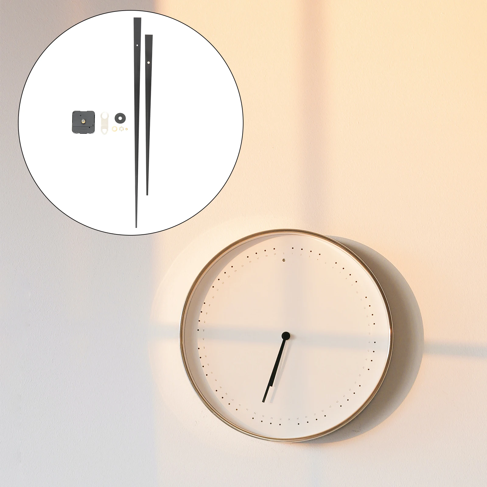 

1 Set High-Torque Diy Clock Movement Mechanism Replacement Repair Parts Kit For Wall Clocks Compatible With Most Frames Durable