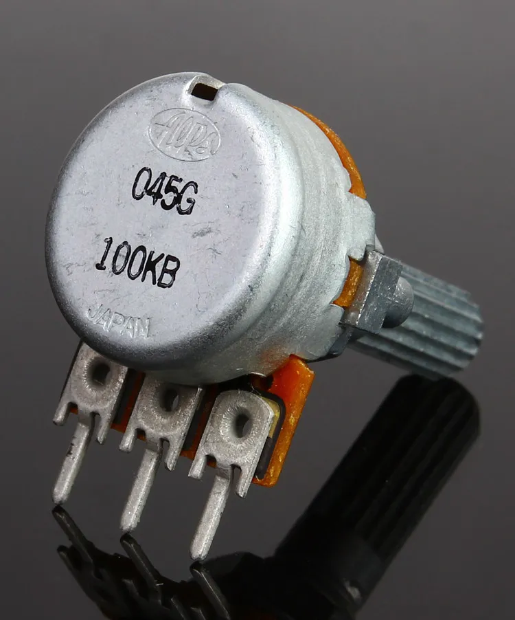 Original imported ALPS RK163 10KB 50KB 100KB single link three pin volume potentiometer from Japan