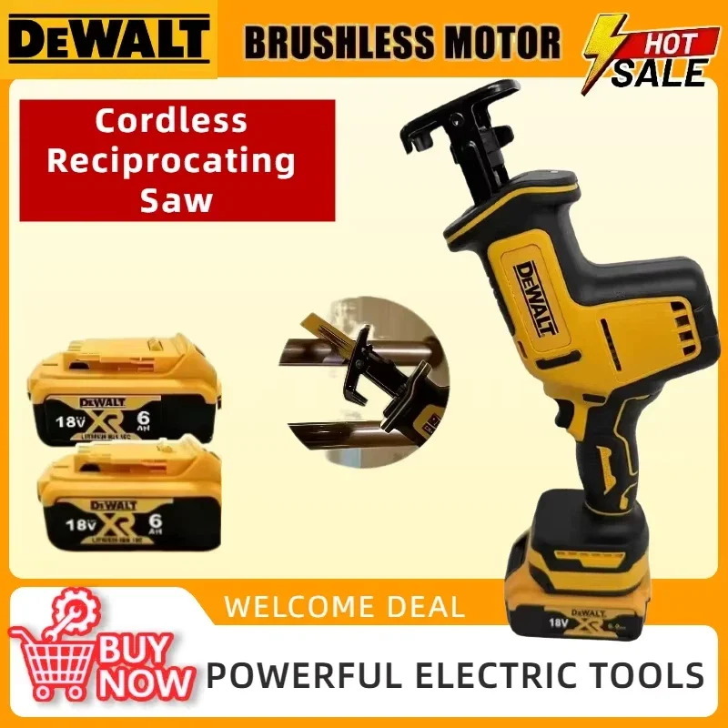 

DEWALT Cordless One-Handed Reciprocating Saw DCS369 MAX The Multi - Tasking Powerhouse for Swift Wood,Metal & Pipe Cutting