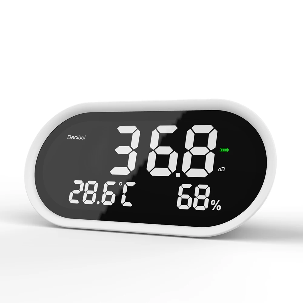 Numerical Sound Analyzer Instrument Decibel Meter Hygrothermograph for Noise Detection Gas Analyzers