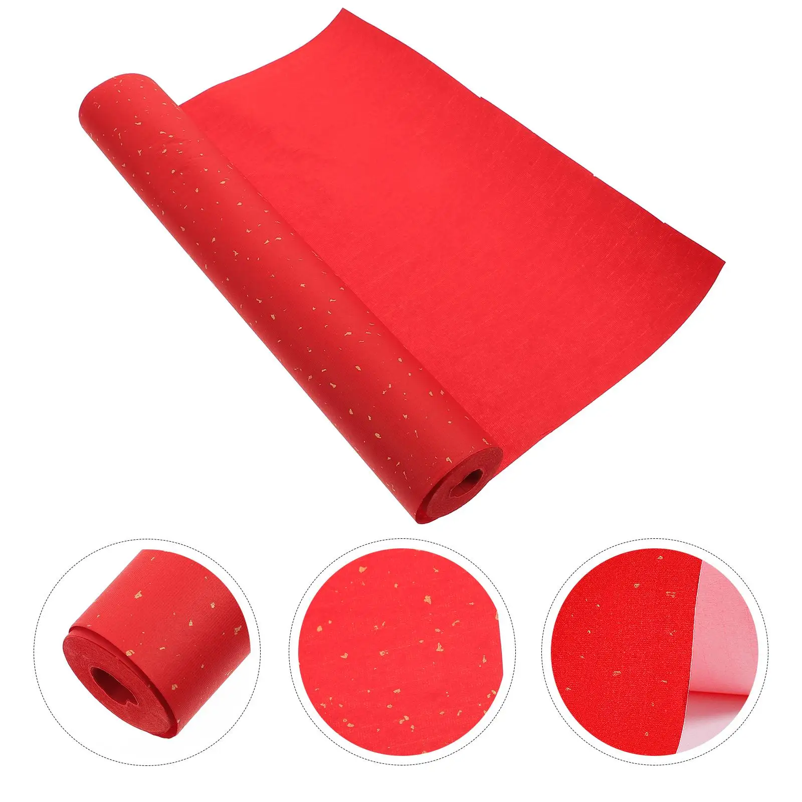 Sprinkle Gold Rice Paper Calligraphy Drawing Xuan Practice Roll Lightweight Compact Size Watercolor Painting Supplies