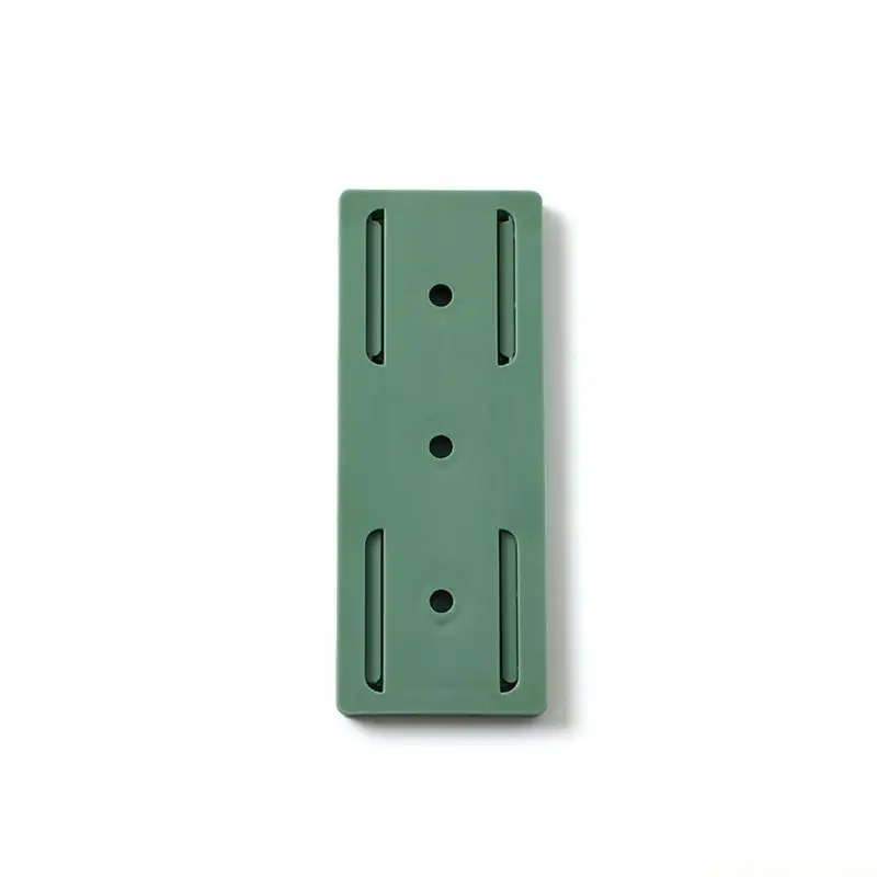 QX2E Self-Adhesive Power Strip Holder Fixator Wall Mounted Plug-In Socket Fixer Bracket Stand Punch-Free Cable