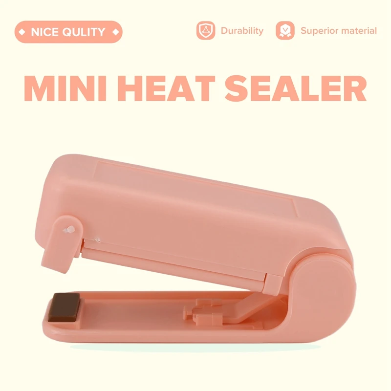 โปรโมชั่น! เครื่องซีลพลาสติกแพคเกจถุงเก็บเครื่องซีลขนาดเล็ก Handy สติกเกอร์และซีลสําหรับอาหารขนมขบเคี้ยวอุปกรณ์ครัว