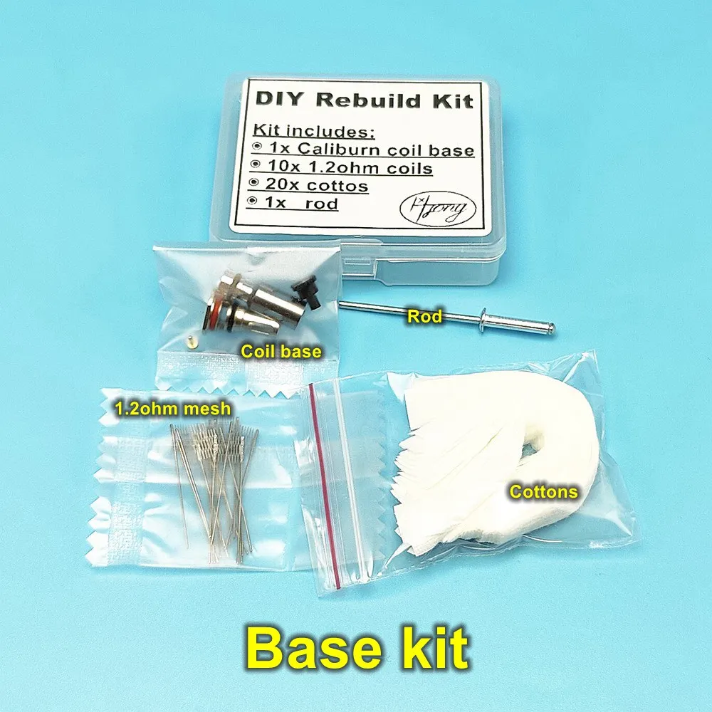 Kit de reconstrucción de la serie Hong Caliburn, piezas de montaje, malla de reparación 1,2, alambre de algodón, herramientas de varilla de acuarela DIY