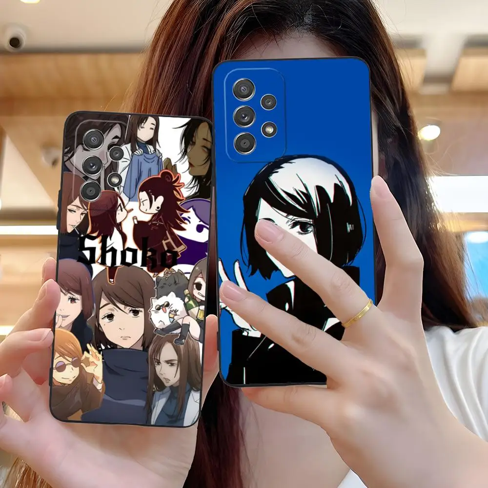 

Jujutsu Kaisen Shoko Leiri Phone Case for Samsung Galaxy M55 54 42 35 34 33 32 23 22 15 14 13 12 F55 5G Colour Printing Pretty