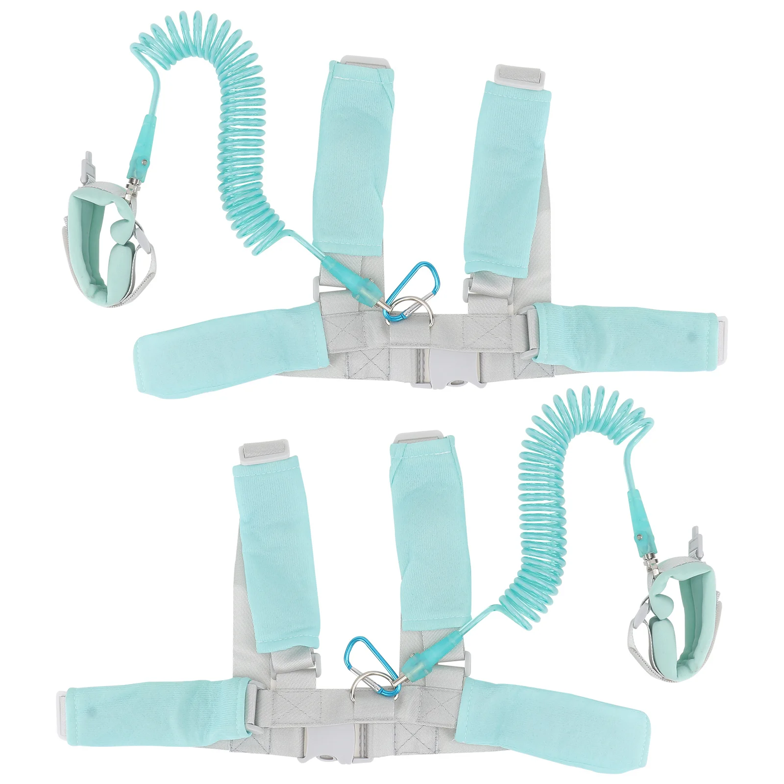 1Set Anti Lost Safety Harness Leash Sky Blue Toddler Adjustable Wrist Link Strap Child Leash for Outdoor Supermarkets Parks
