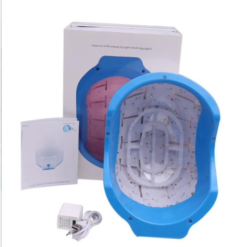 

678nm Laser Hair Growth Helmet Fast Hair Regrowth Cap Scalp and Head Relax Massage Anti Hair Loss Treatment Device For Home Use